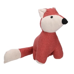 [S-V1870040000] Fermaporta in Tessuto con Volpe Arancione - 23x17x25 cm