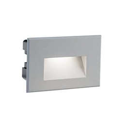 [S-SOV98191/72] Incasso Liscio 3W Led 3000K Alluminio - Illuminazione Efficiente