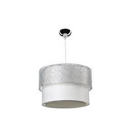 [S-FZ95903] Lampada a sospensione Polo MDL2355 in tessuto grigio