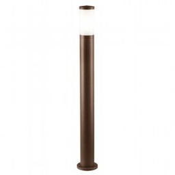 [S-SOV827/36] Lampada da esterno in alluminio pressofuso con diffusore opalino ad alta luminosità corten - 180mm x 60mm