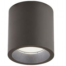 [S-SOV98468/36] Lampada da soffitto in alluminio pressofuso con diffusore in vetro trasparente, 40W, 4240 lumen, luce calda corten