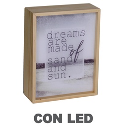 [S-V3716170000] Lampada led scritte 20x8x26 cm
