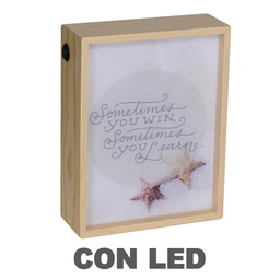 [S-V3716160000] Lampada LED Scritte 20x8x26 cm