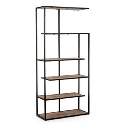 [S-B0746436] Libreria 5 piani in metallo stile industriale