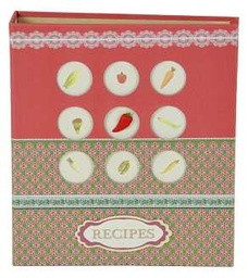 [S-V9178170000] Libro Ricettario Decorativo per Ortaggi - 17,5 x 20,5 cm, 56 Pagine