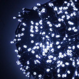 [S-V6170460000] Luce filo LED bianco freddo con controller - 1200 luci, 63m