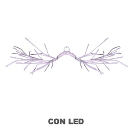 [S-V6086320000] Luce ramo con 48 led bianco caldo, cm60x30, per uso esterno