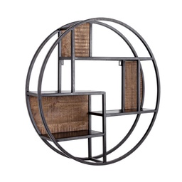 [S-B0245152] Mensola 3 ripiani Walton D80 cm stile industriale