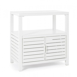 [S-B0663368] Mobile Outdoor 2A-2P Atlantic Bianco Yk11 - Funzionalità e Stile per l'Esterno - Dimensioni: 90x55x90 cm