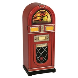 [S-V8033780000] Mobiletto Juke Box Rosso 37x30x88 cm