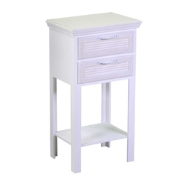 [S-V8041840000] Mobiletto Liverpool Colonnina 2 Cassetti + 1 Piano 37x26x69,5 cm