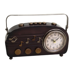 [S-V1869390000] Orologio Metallo Nero Tondo 33x7x22,5 cm