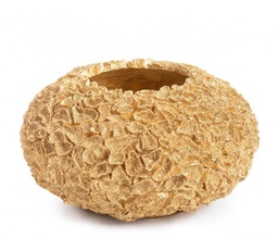 [S-B0183051] Vaso Lamè Bomb. Oro H26.5