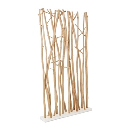 [S-B0680478] Paravento in legno naturale 100x18,5x180h cm