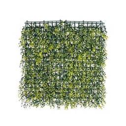 [S-B0790430] Parete sintetica Buxus Germogli in Polietilene 50x50 cm