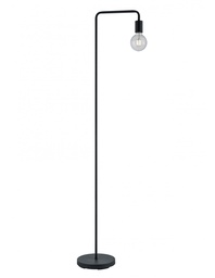 [S-TRIO408000132] Piantana Minimal Diallo Nero H149 cm Portalampada E27