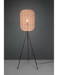 [S-TRIO403000132] Piantana Treppiede Diffusore Sisal Marrone