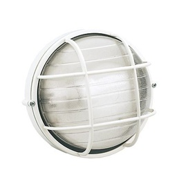 [S-SOV783/02] Plaf.Gran.Gabbia  linea industriale tonda  bianco