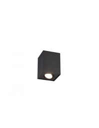 [S-TRIO613000132] Plafoniera Biscuit Nero Cubo Spot GU10 Orientabile Trio Lighting