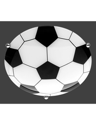 [S-TRIO6160011-00] Plafoniera Chico Pallone Calcio Ø30 cm Bianco Nero Trio Lighting