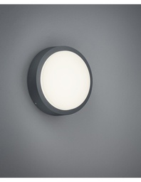 [S-TRIO227260142] Plafoniera da Esterno Antracite IP54 Ø20 cm