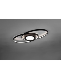 [S-TRIOR62991142] Plafoniera a Spirale Antracite LED 27W Dimmerabile
