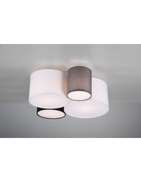 [S-TRIO693900417] Plafoniera Hotel 4xE27 Cilindri Multicolor L50cm Trio Lighting
