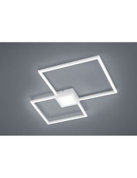 [S-TRIO676240331] Plafoniera Hydra Design Quadrati Bianco Led 4000k