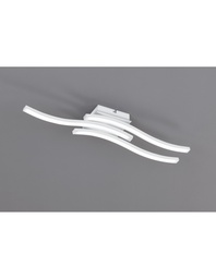 [S-TRIOR62473131] Plafoniera Moderna 3 Bacchette Ondulate Led 4000k Bianco