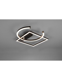 [S-TRIOR62162132] Plafoniera LED Dimmerabile Nero L42 cm Trio Lighting