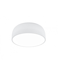 [S-TRIO609800431] Plafoniera Moderna 4 Luci Bianco Opaco