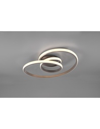 [S-TRIOR62751107] Plafoniera LED Dimmerabile Nichel L53 cm Trio Lighting