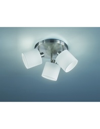 [S-TRIOR80333901] Plafoniera Tommy 3xE14 Spot Nichel Ø25 cm Trio Lighting