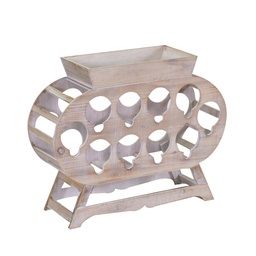 [S-V5959820000] Portabottiglie in legno per 10 bottiglie - 59x19x48 cm