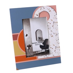 [S-V3332500000] Portafoto legno multicolor cm17x1,8h22