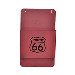 [S-V6442180000] Portalettere Rosso in Metallo Bristol - 25x8x42 cm