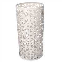 [S-V3505210000] Portaombrelli in Metallo Crema Tondo 24x48 cm