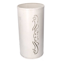 [S-V3505230000] Portaombrelli Metallo Crema Tondo 24x48 cm