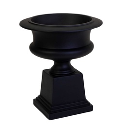 [S-V6368180000] Portavaso Nero Opaco in Resina - 58x58x67 cm