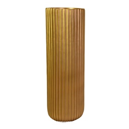 [S-V6368330000] Portavaso in resina oro opaco ø40x120 cm