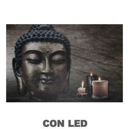 [S-V8539510000] Quadro LED Buddha 60x2,3x40 cm