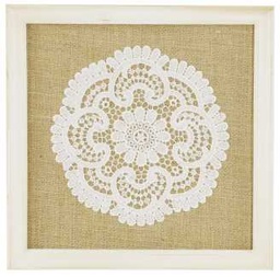 [S-V9184160000] Quadro Pizzo Fiore Fy-1522b 30x30 cm