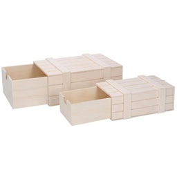 [S-V5034990000] Scatola in legno naturale 20x14x8,3 cm