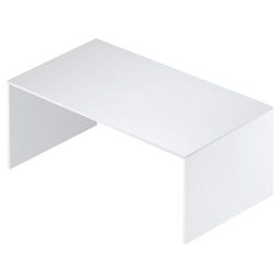 [S-A729BFBFK] Scrivania in legno Bianco Cenere 150x73x73 cm