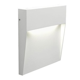 [S-SOV98155/02] Segnapasso 6W Led 3000K  linea geo square  bianco