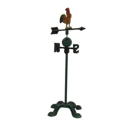 [S-V6527310000] Segnavento gallo piccolo 26,5x18x56,5 cm