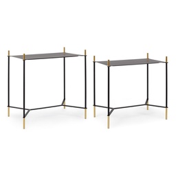 [S-B0746430] Set2 Tavolino Anisha Rett  BZ