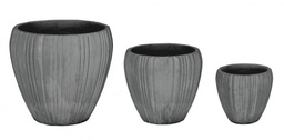 [S-B0790680] Set3 Vaso Halong To Grigio