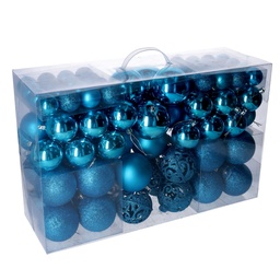 [S-V6162290000] Sfera plastica azzurra cmø4,6,8 - Confezione da 100 pezzi