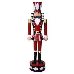 [S-V6160750000] Soldatino Metallo Rosso cmø22-27h85